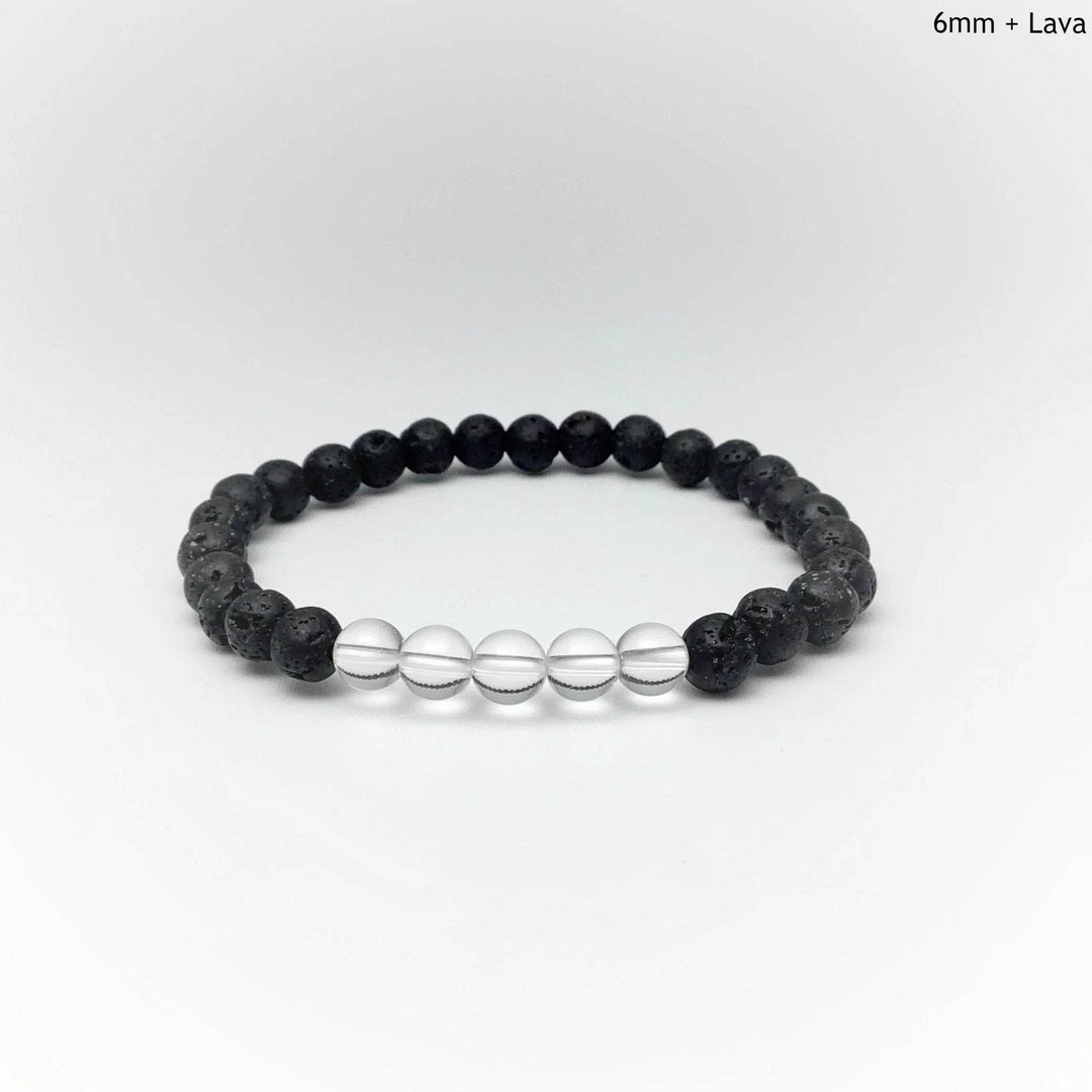 Clear Quartz Beaded Bracelet-Rocks and Gems Canada