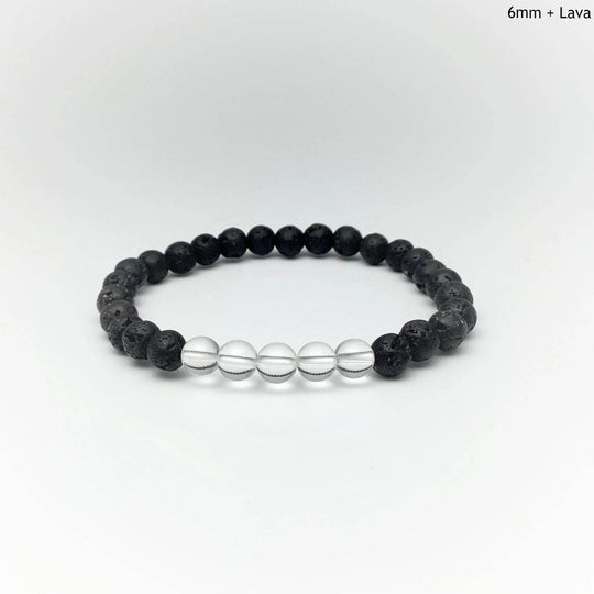Clear Quartz Beaded Bracelet-Rocks and Gems Canada