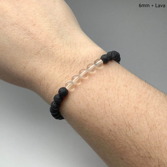Clear Quartz Beaded Bracelet-Rocks and Gems Canada