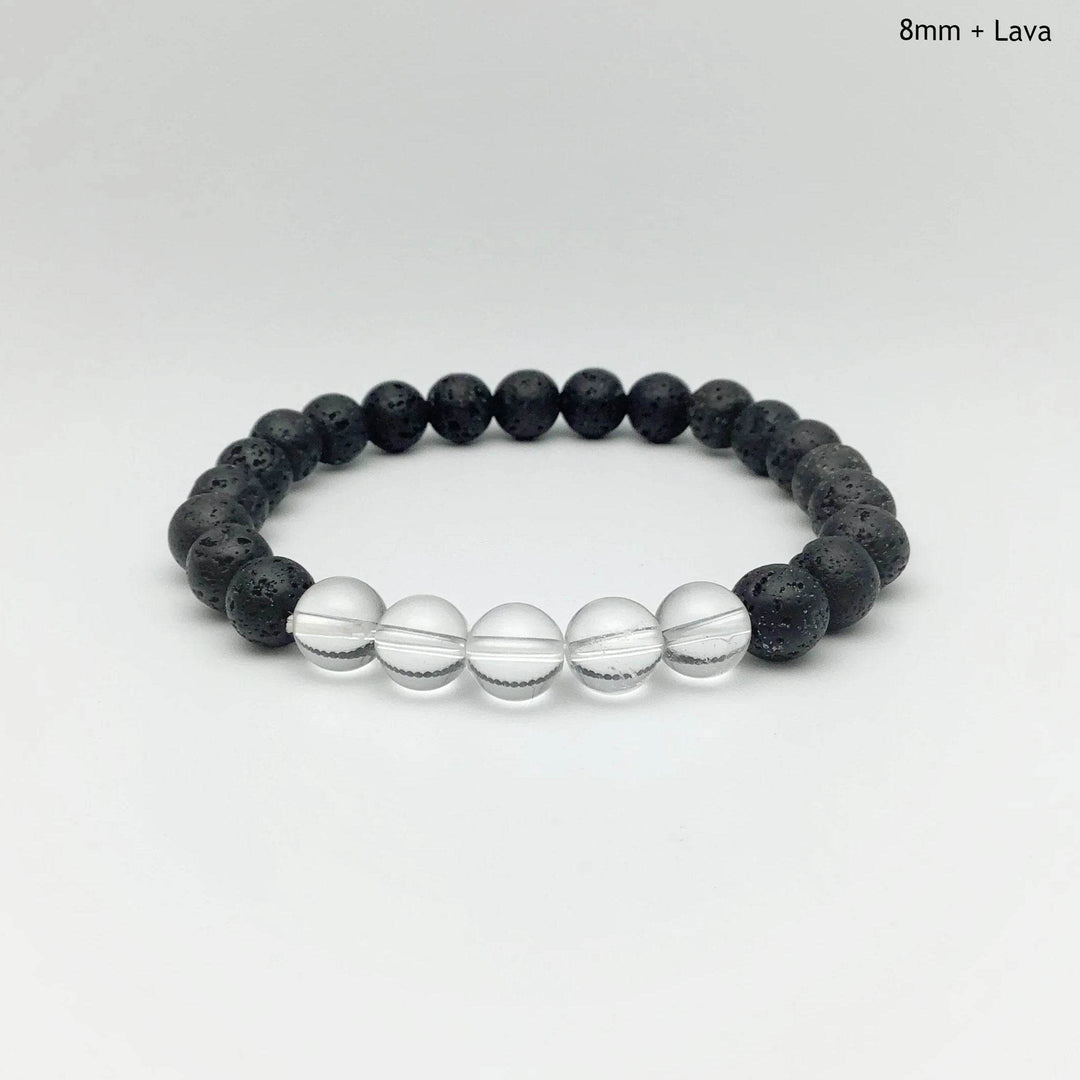 Clear Quartz Beaded Bracelet-Rocks and Gems Canada