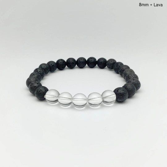 Clear Quartz Beaded Bracelet-Rocks and Gems Canada
