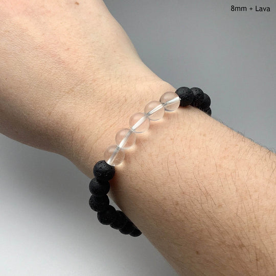 Clear Quartz Beaded Bracelet-Rocks and Gems Canada