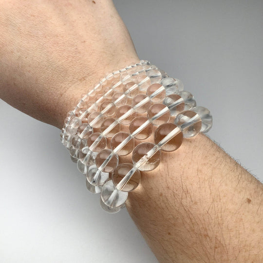 Clear Quartz Beaded Bracelet-Rocks and Gems Canada