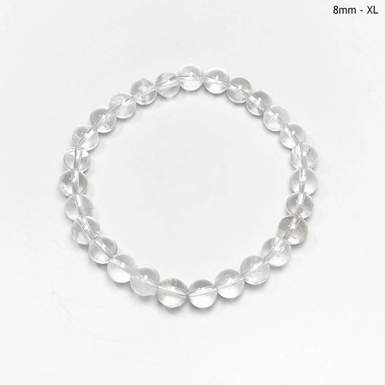 Clear Quartz Beaded Bracelet-Rocks and Gems Canada