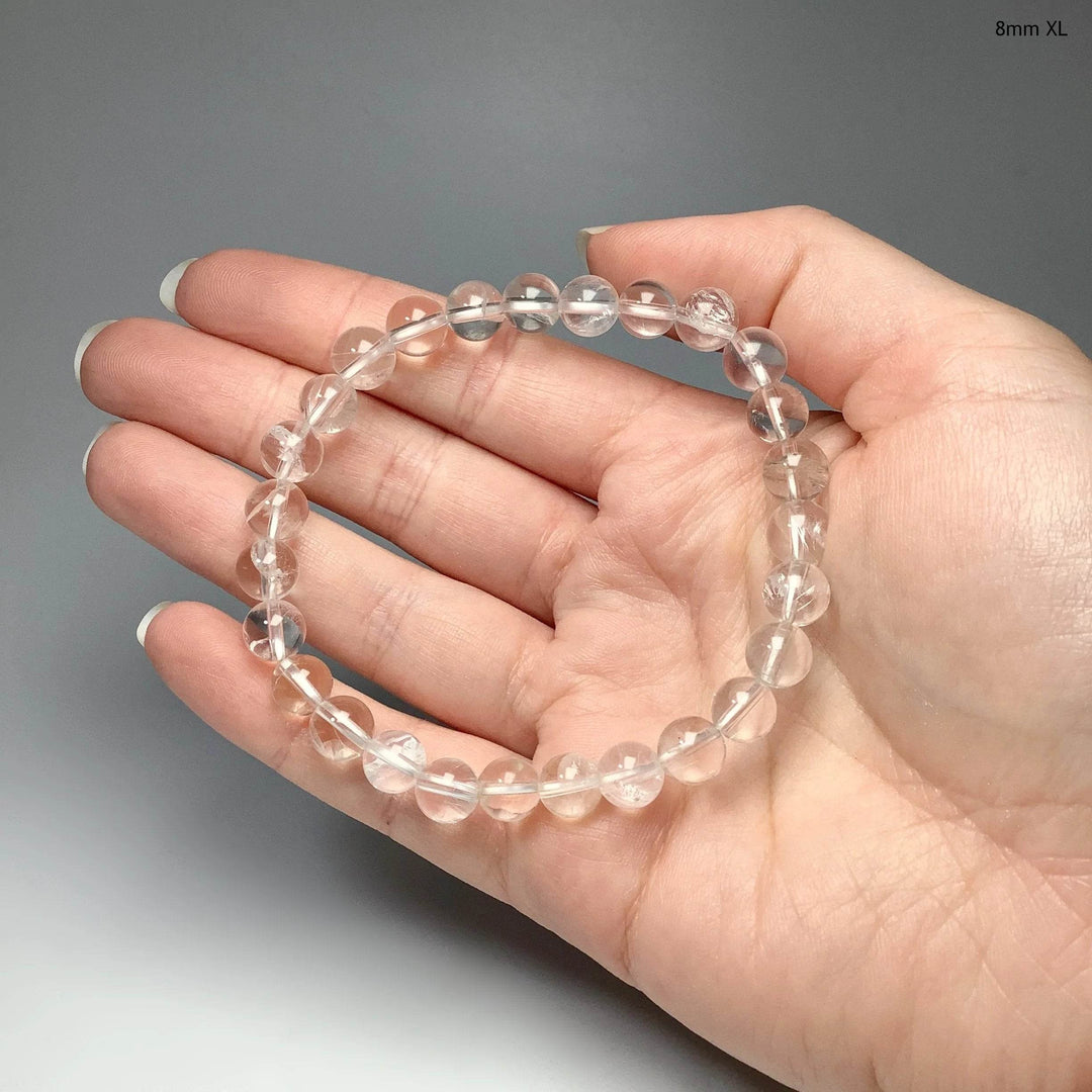 Clear Quartz Beaded Bracelet-Rocks and Gems Canada