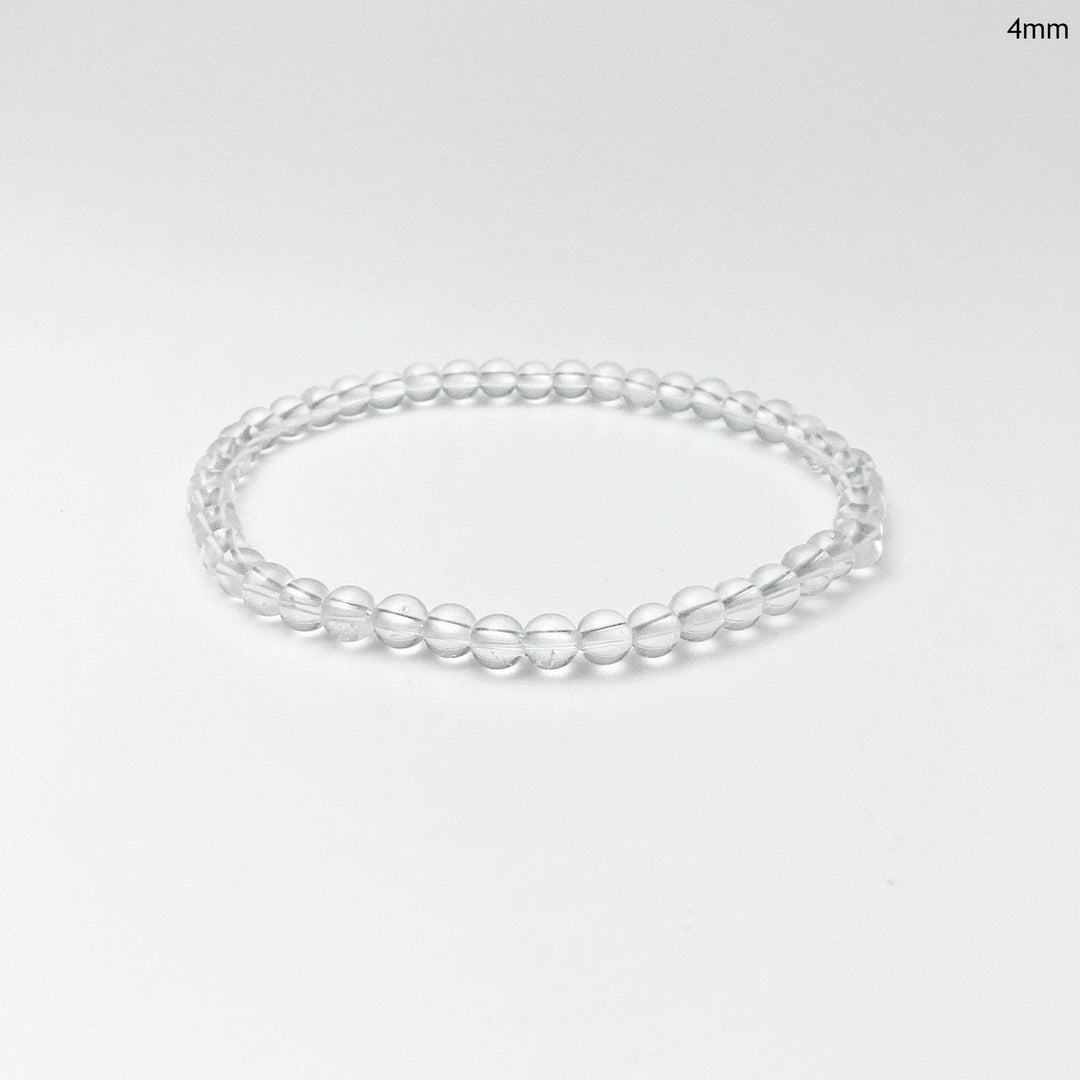 Clear Quartz Beaded Bracelet-Rocks and Gems Canada