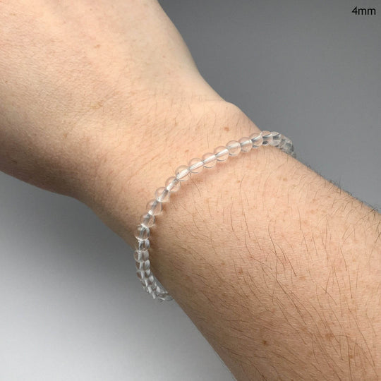 Clear Quartz Beaded Bracelet-Rocks and Gems Canada