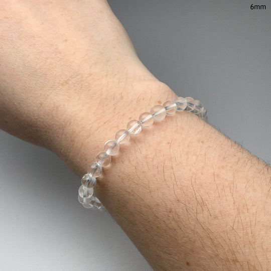 Clear Quartz Beaded Bracelet-Rocks and Gems Canada