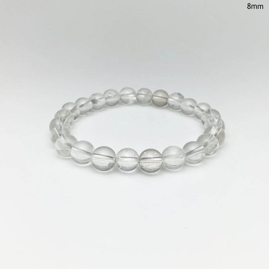 Clear Quartz Beaded Bracelet-Rocks and Gems Canada