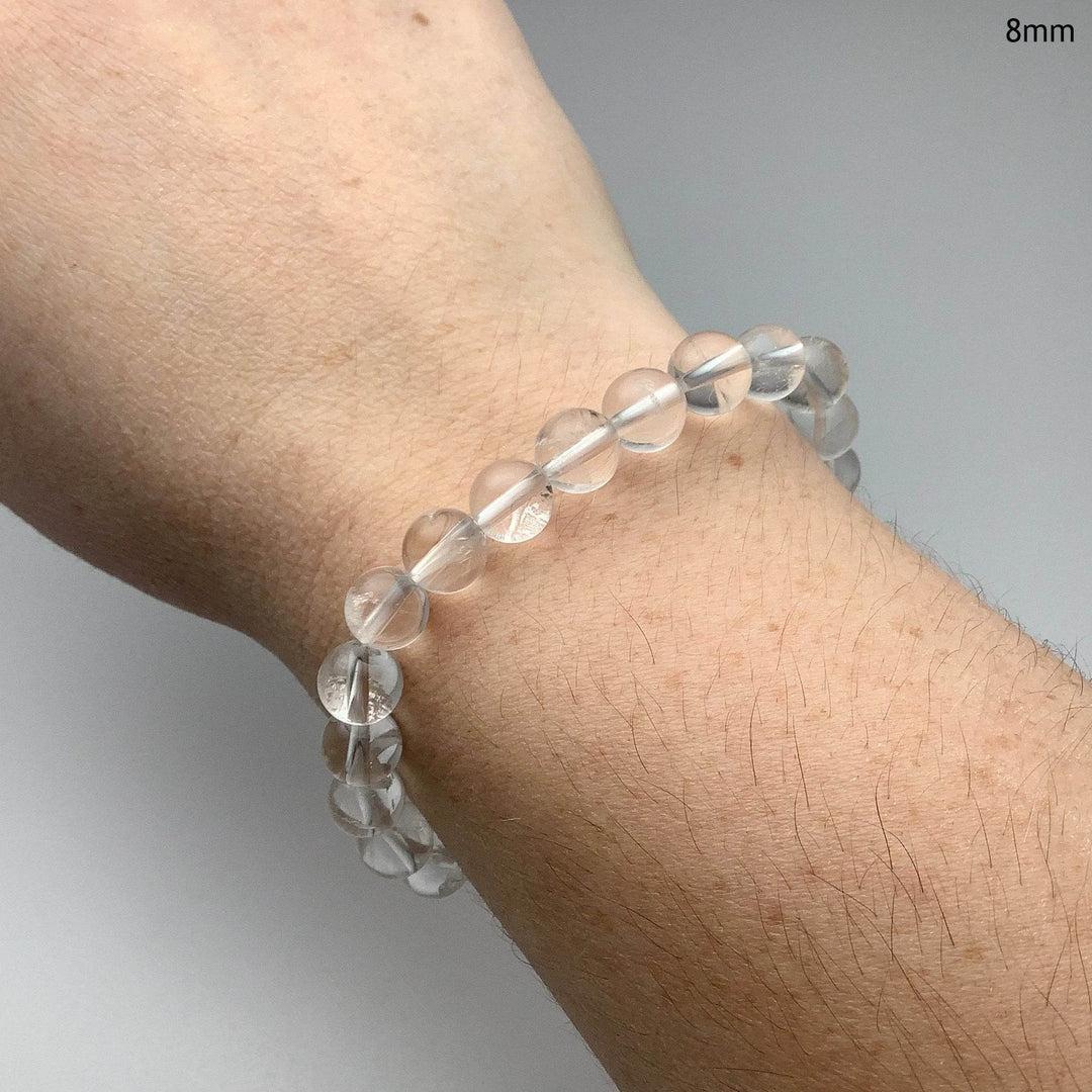 Clear Quartz Beaded Bracelet-Rocks and Gems Canada