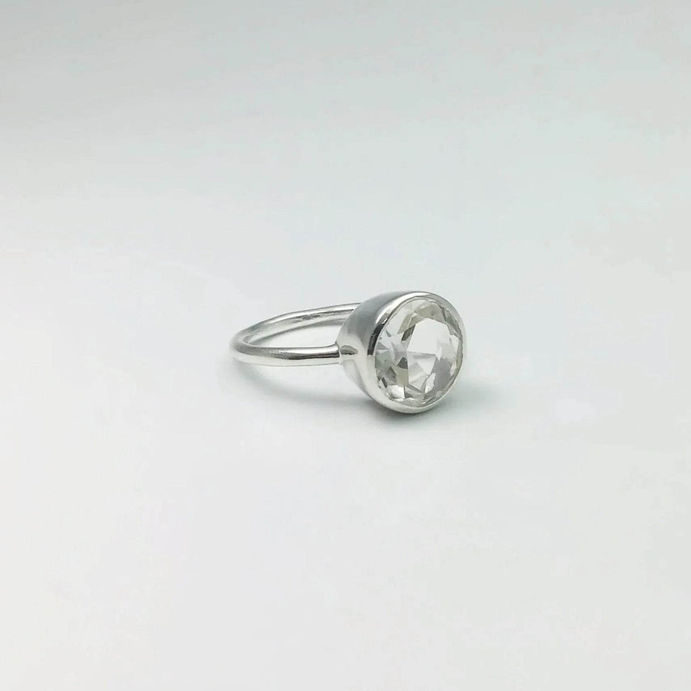 Clear Quartz Ring-Rocks and Gems Canada