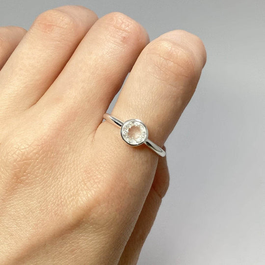 Clear Quartz Ring-Rocks and Gems Canada