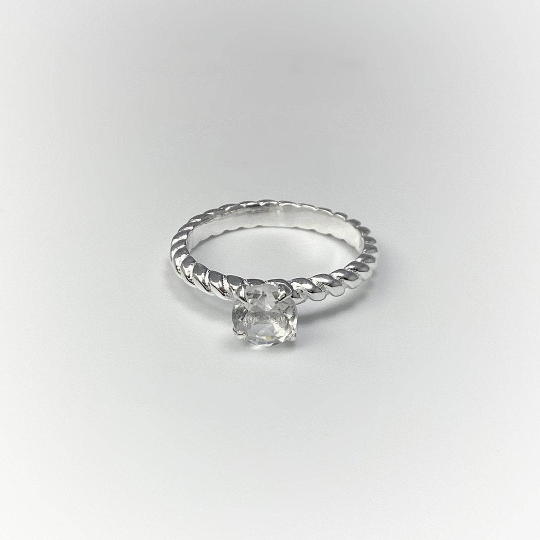 Clear Quartz Ring-Rocks and Gems Canada