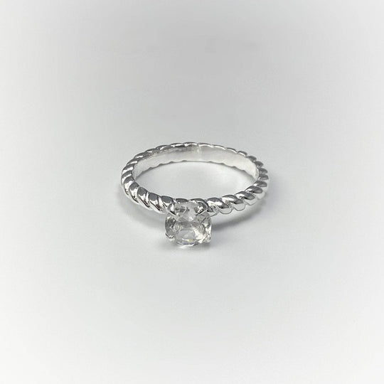 Clear Quartz Ring-Rocks and Gems Canada