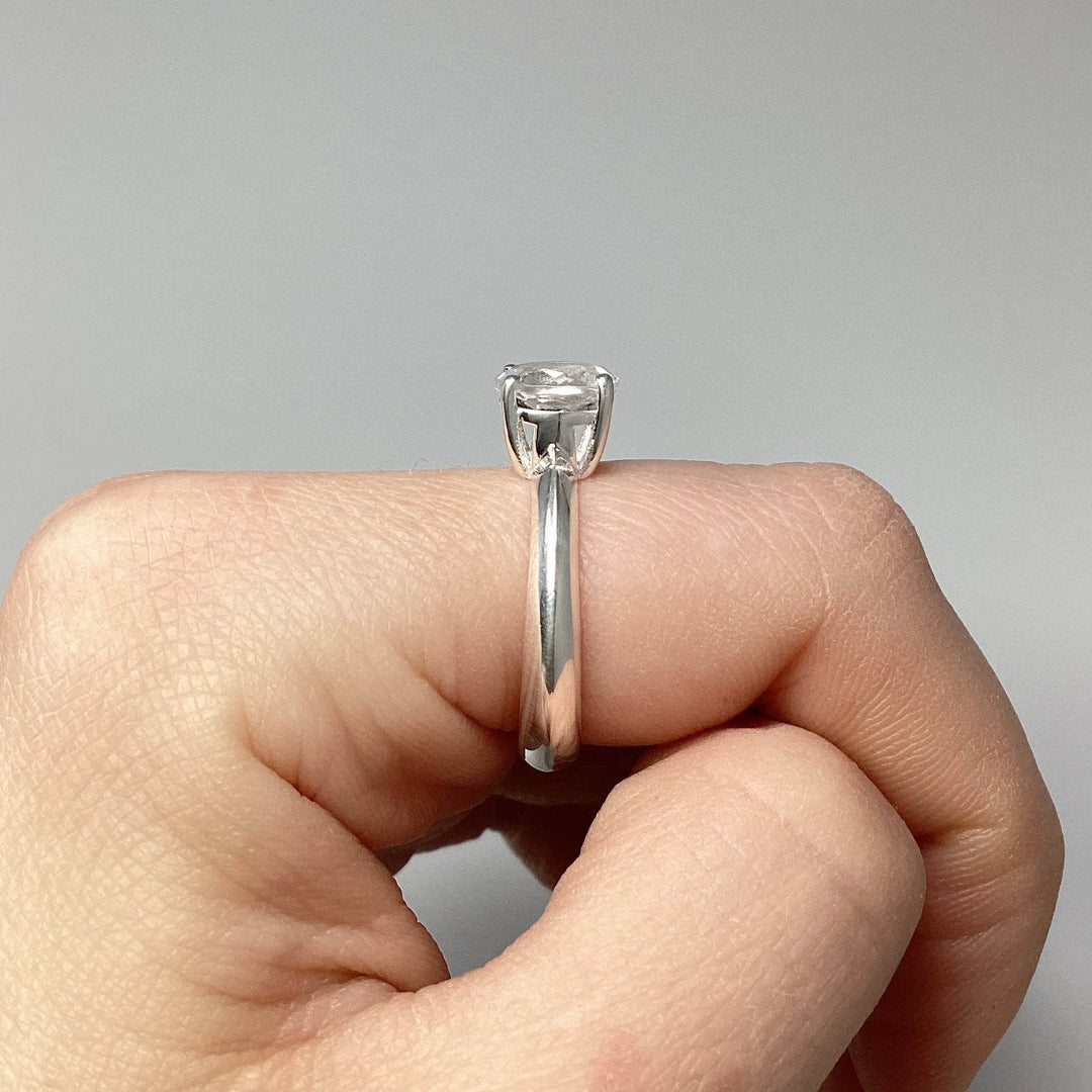 Clear Quartz Ring-Rocks and Gems Canada
