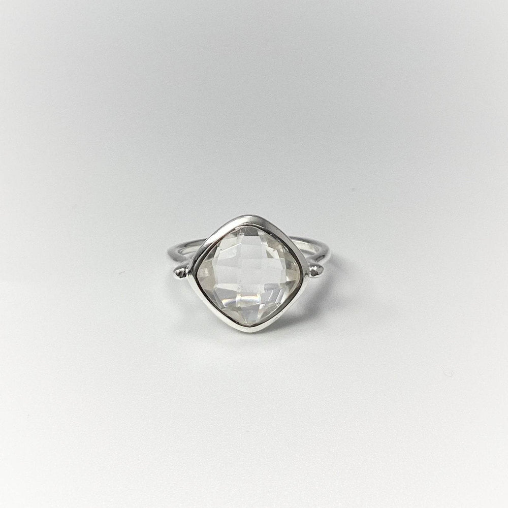 Clear Quartz Ring-Rocks and Gems Canada