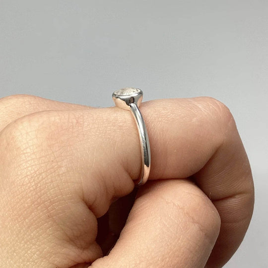 Clear Quartz Ring-Rocks and Gems Canada
