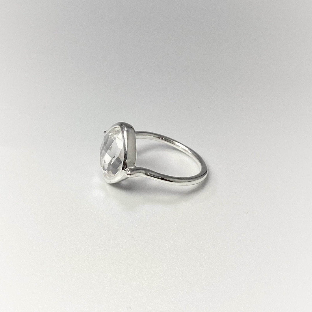 Clear Quartz Ring-Rocks and Gems Canada