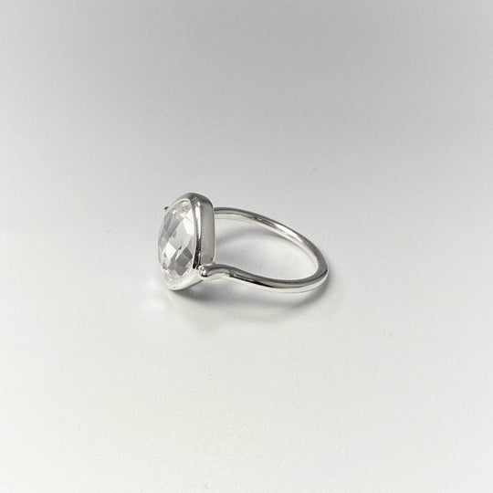 Clear Quartz Ring-Rocks and Gems Canada
