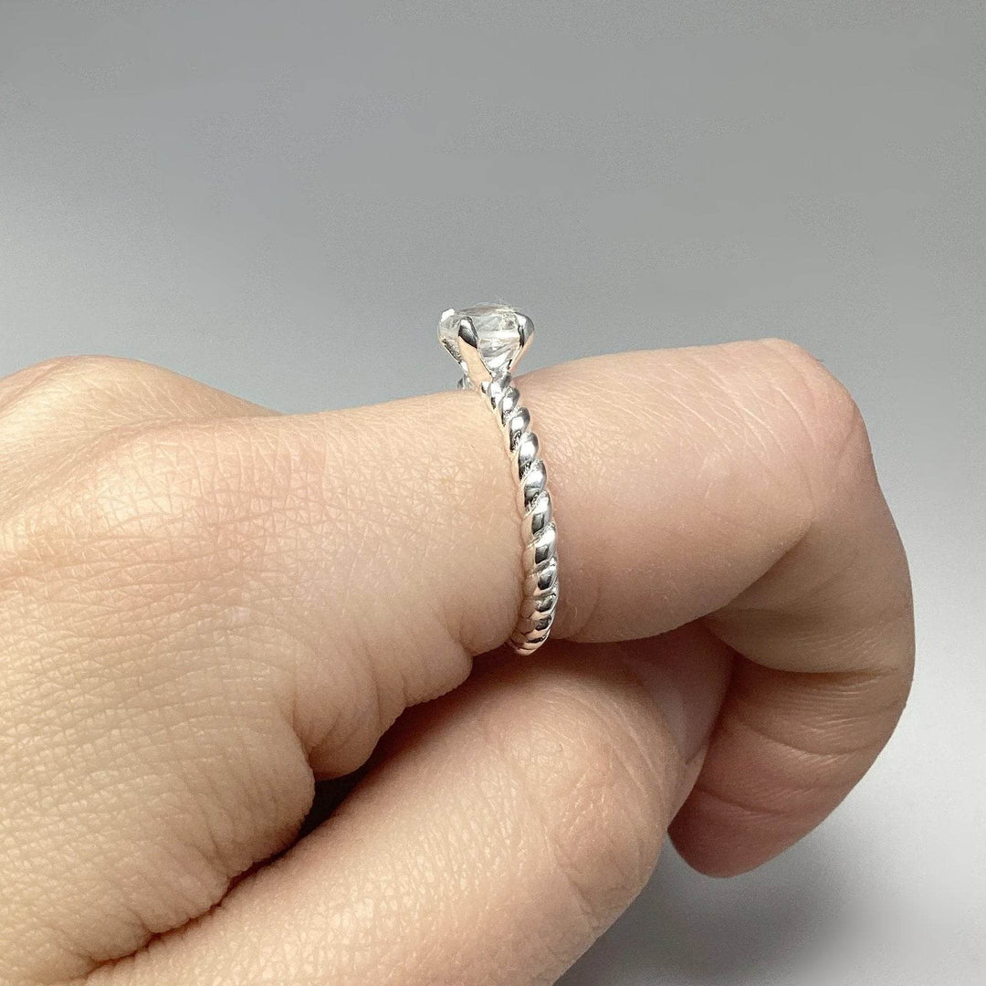 Clear Quartz Ring-Rocks and Gems Canada