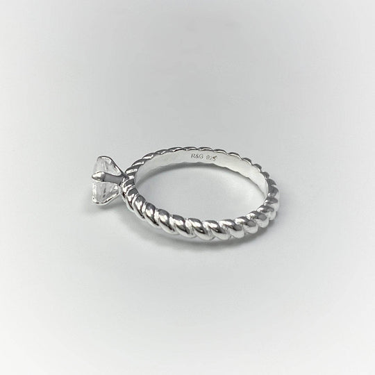 Clear Quartz Ring-Rocks and Gems Canada