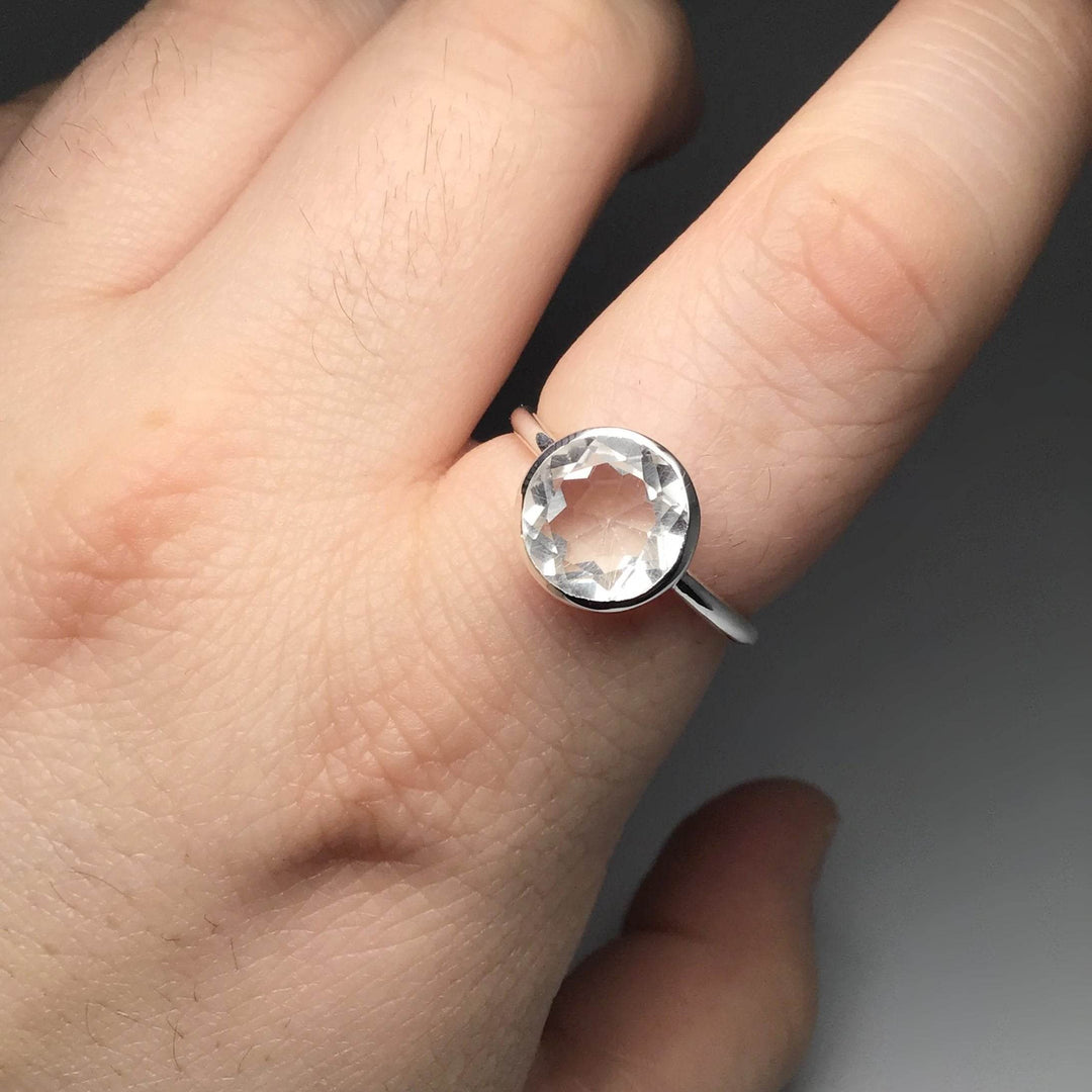 Clear Quartz Ring-Rocks and Gems Canada