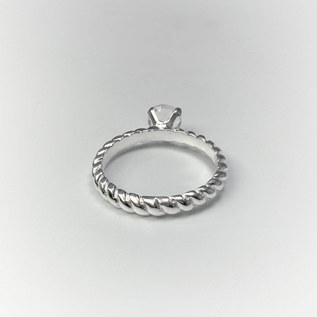 Clear Quartz Ring-Rocks and Gems Canada