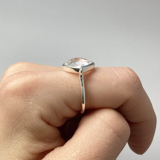 Clear Quartz Ring-Rocks and Gems Canada