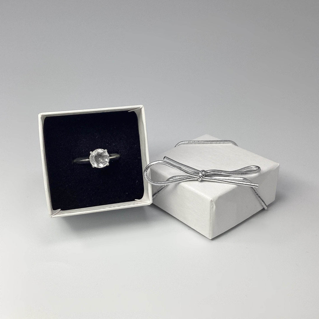Clear Quartz Ring-Rocks and Gems Canada