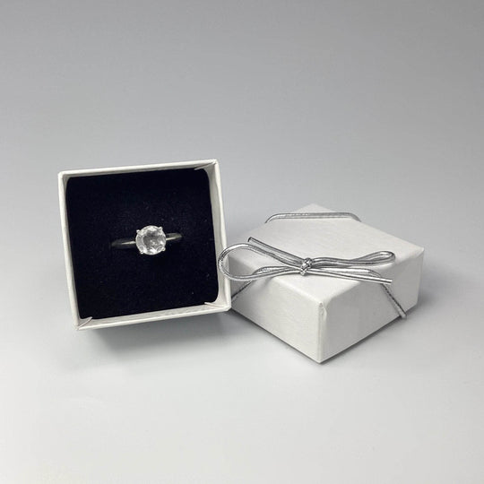 Clear Quartz Ring-Rocks and Gems Canada