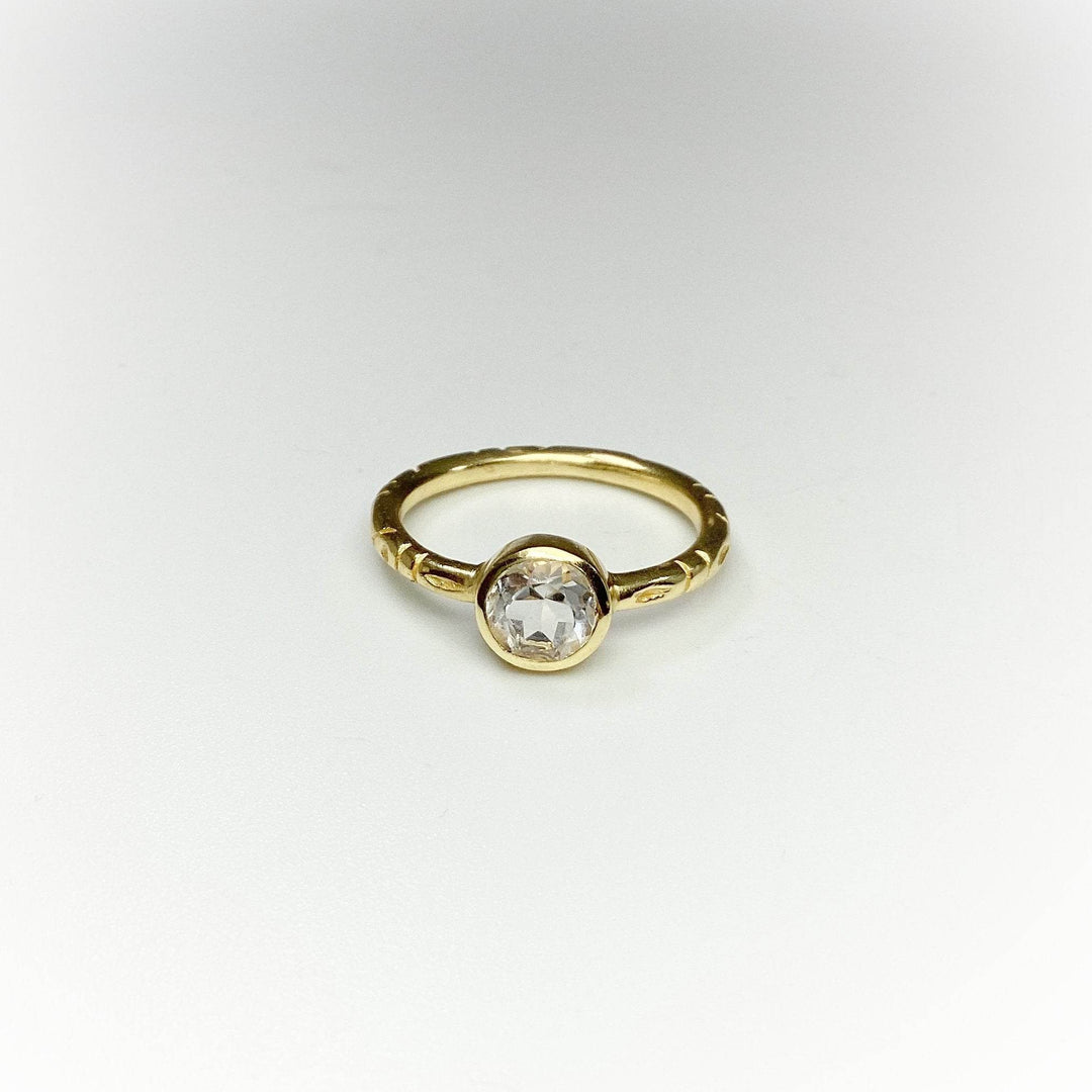 Clear Quartz Ring-Rocks and Gems Canada