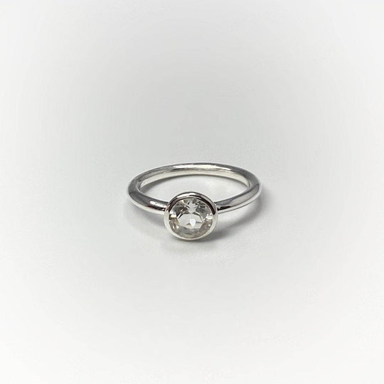 Clear Quartz Ring-Rocks and Gems Canada