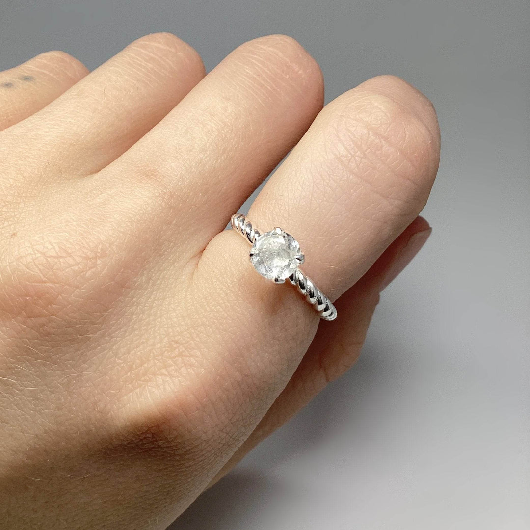 Clear Quartz Ring-Rocks and Gems Canada