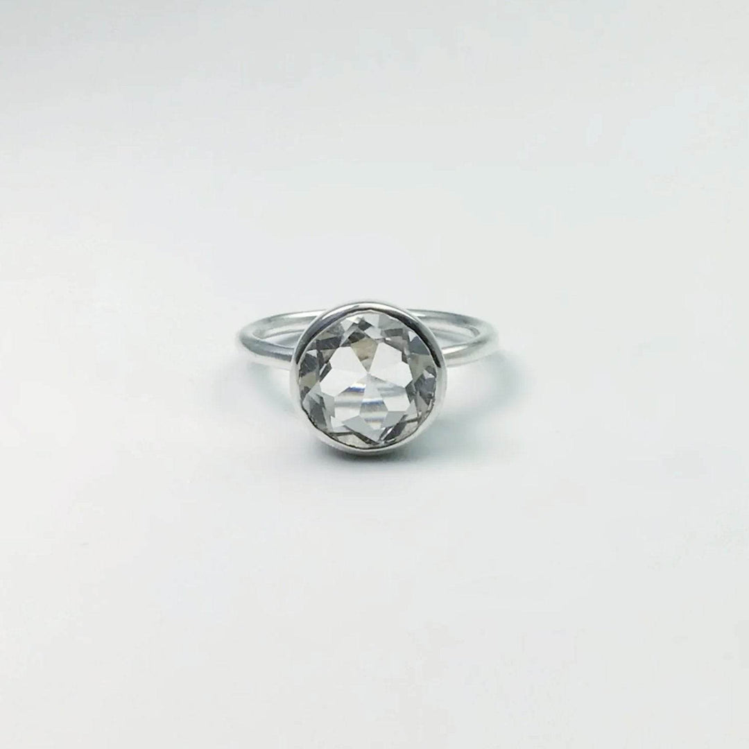 Clear Quartz Ring-Rocks and Gems Canada