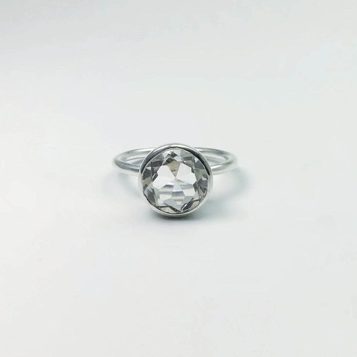 Clear Quartz Ring-Rocks and Gems Canada