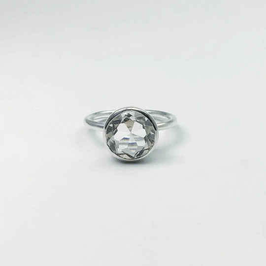 Clear Quartz Ring-Rocks and Gems Canada