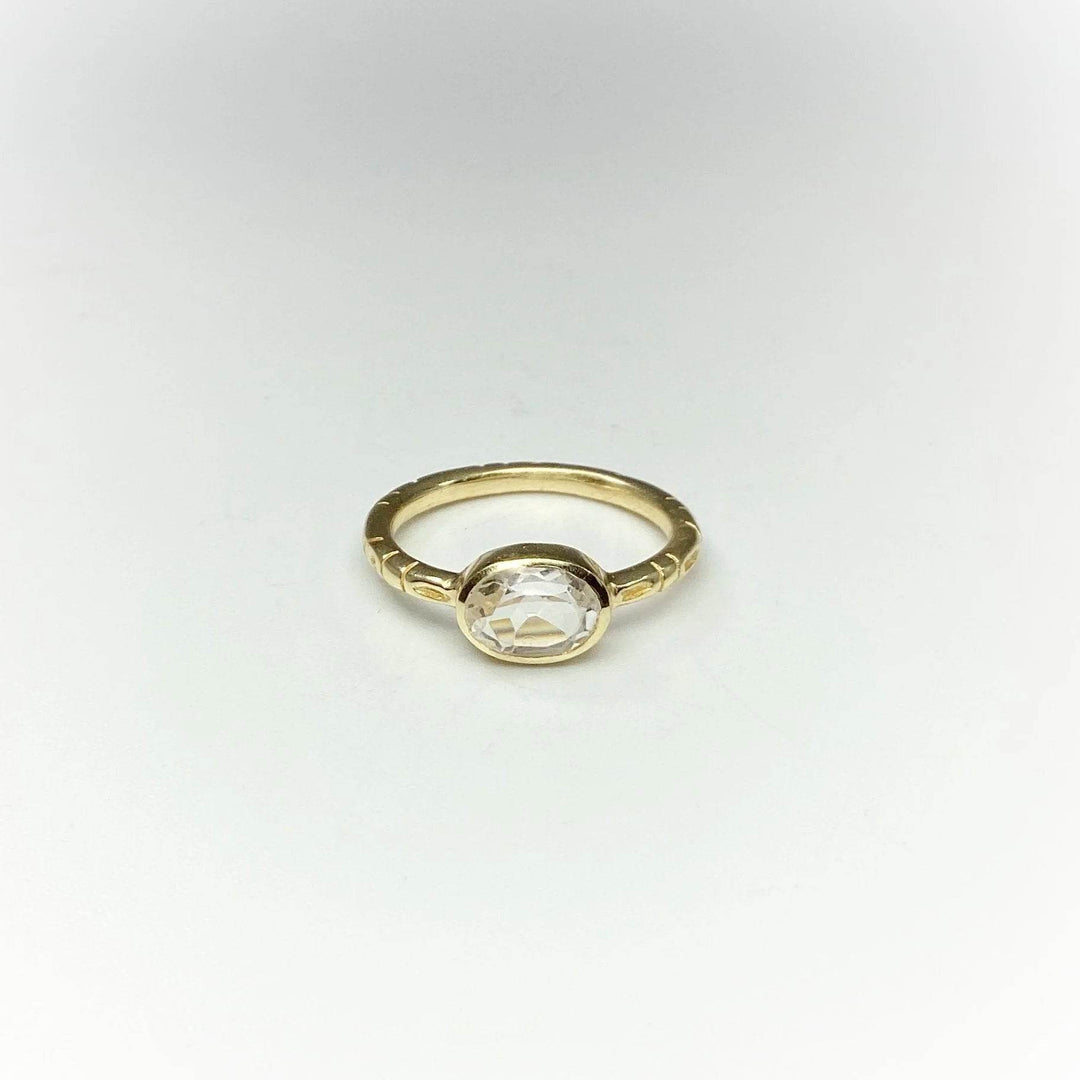 Clear Quartz Ring-Rocks and Gems Canada