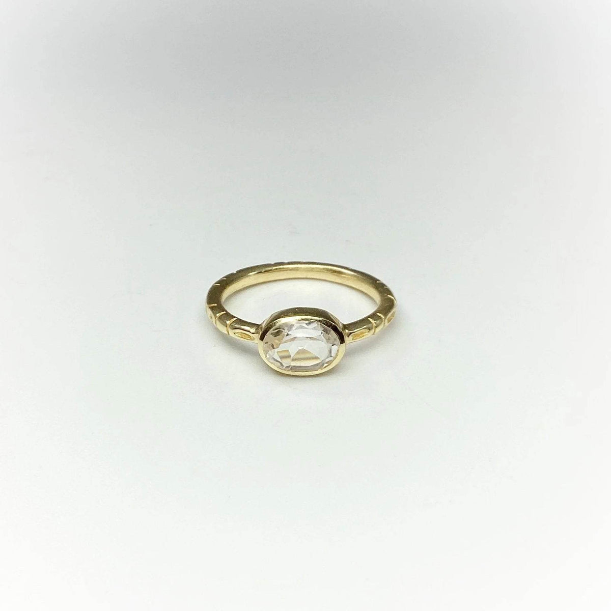Clear Quartz Ring-Rocks and Gems Canada