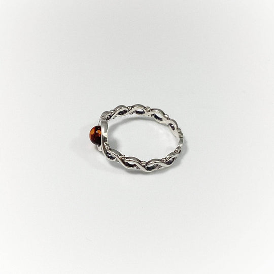 Cognac Amber Ring-Rocks and Gems Canada