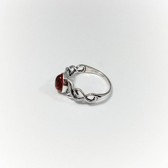 Cognac Amber Ring-Rocks and Gems Canada