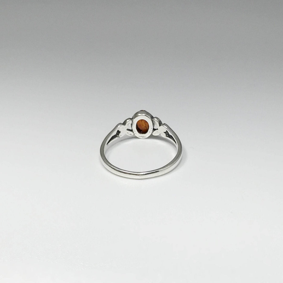 Cognac Amber Ring-Rocks and Gems Canada