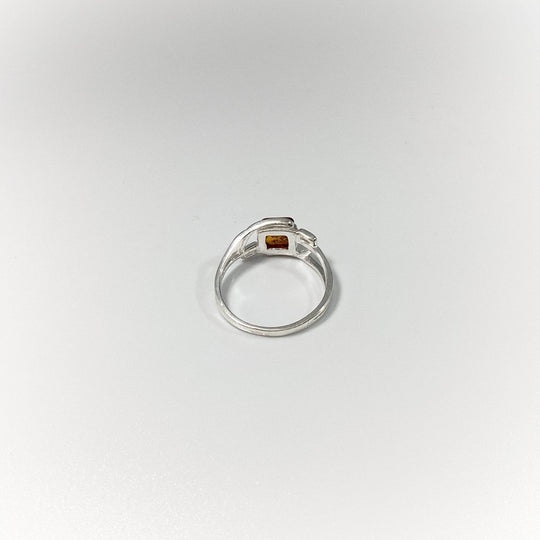 Cognac Amber Ring-Rocks and Gems Canada