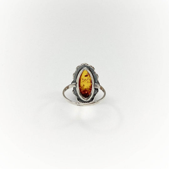 Cognac Amber Ring-Rocks and Gems Canada