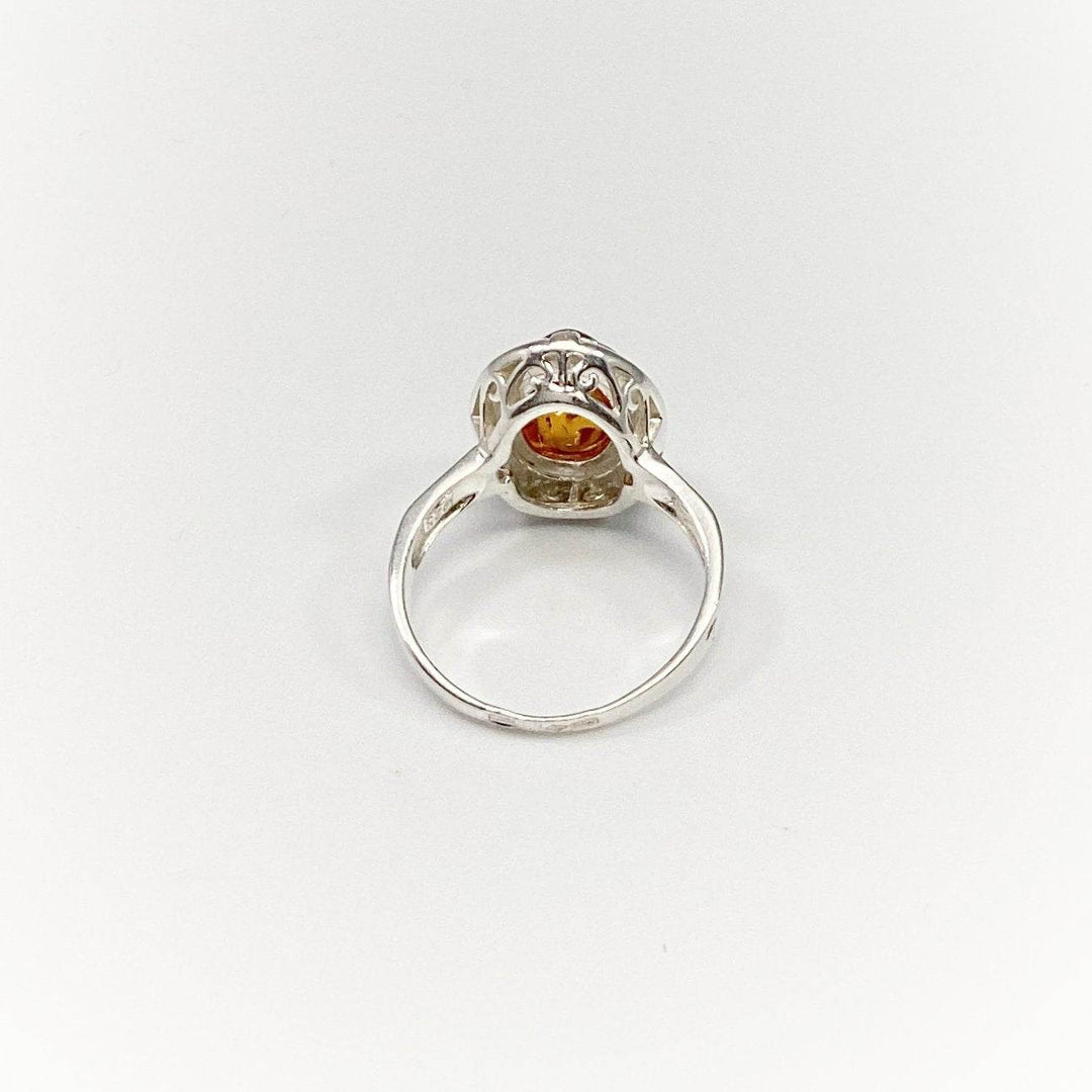 Cognac Amber Ring-Rocks and Gems Canada