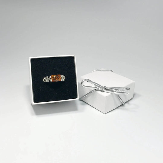 Cognac Amber Ring-Rocks and Gems Canada