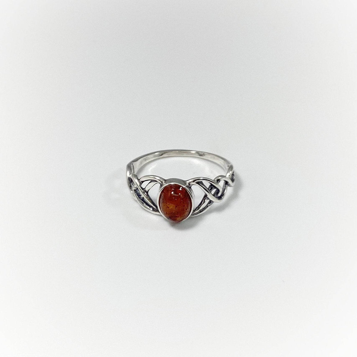 Cognac Amber Ring-Rocks and Gems Canada