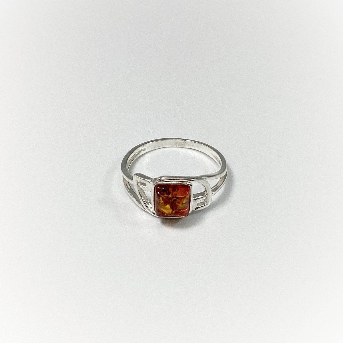 Cognac Amber Ring-Rocks and Gems Canada