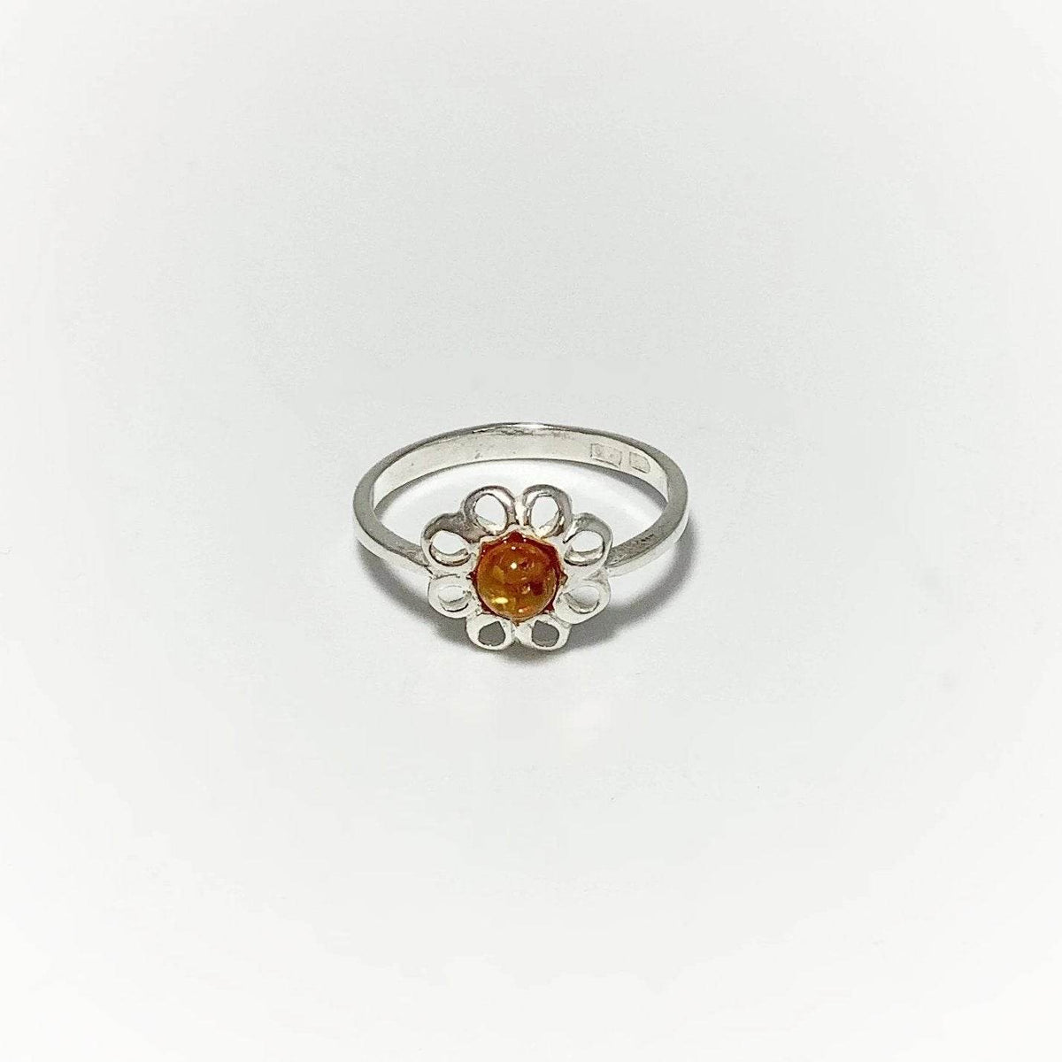 Cognac Amber Ring - Small Sizes-Rocks and Gems Canada
