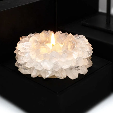 Quartz Candle Holder