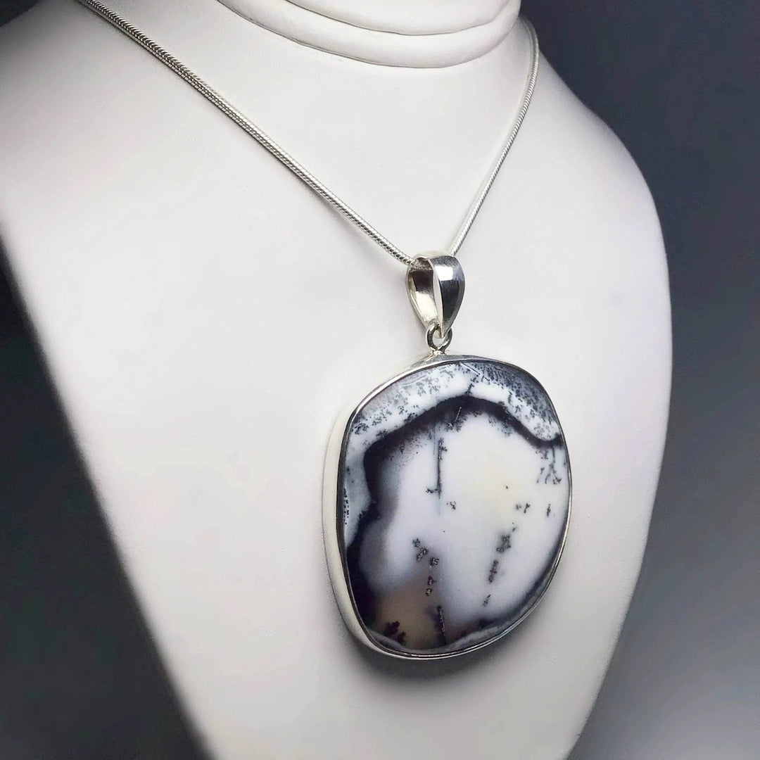 Dendritic Opal Pendant-Rocks and Gems Canada